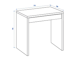 Изображение товара Письменный стол Мике 13 white ИКЕА (IKEA) на сайте adeta.ru